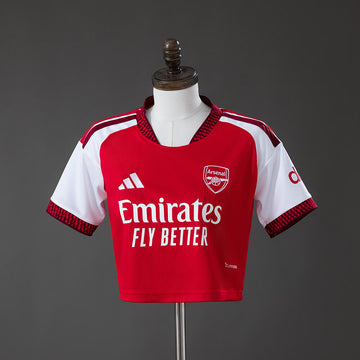 Arsenal 26/27 Home Women's Crop Top Style
