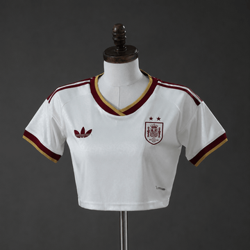 Spain 2026 Away Women's Crop Top Style