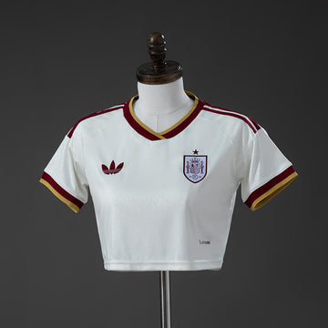 Spain 2026 Away Women's Crop Top Style